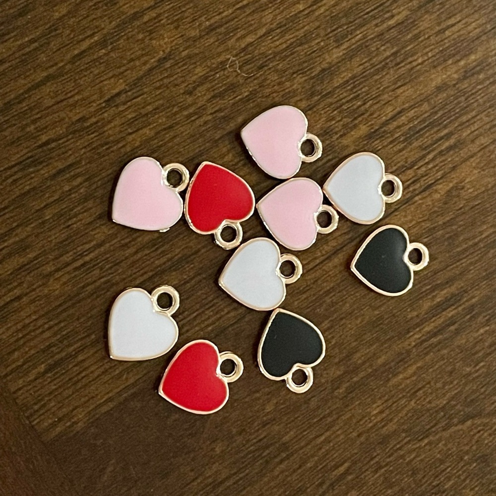 Hearts Chain for Create Earrings, bracelet, necklace etc